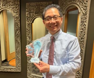 "Dr. Lin is responsible for all treatments at Mill Creek Skin and Laser, holding the Glacial Icy Awards."