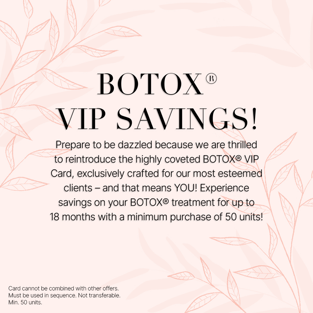 Specials: Botox, Fillers, CoolSculpting, Laser Treatments and more