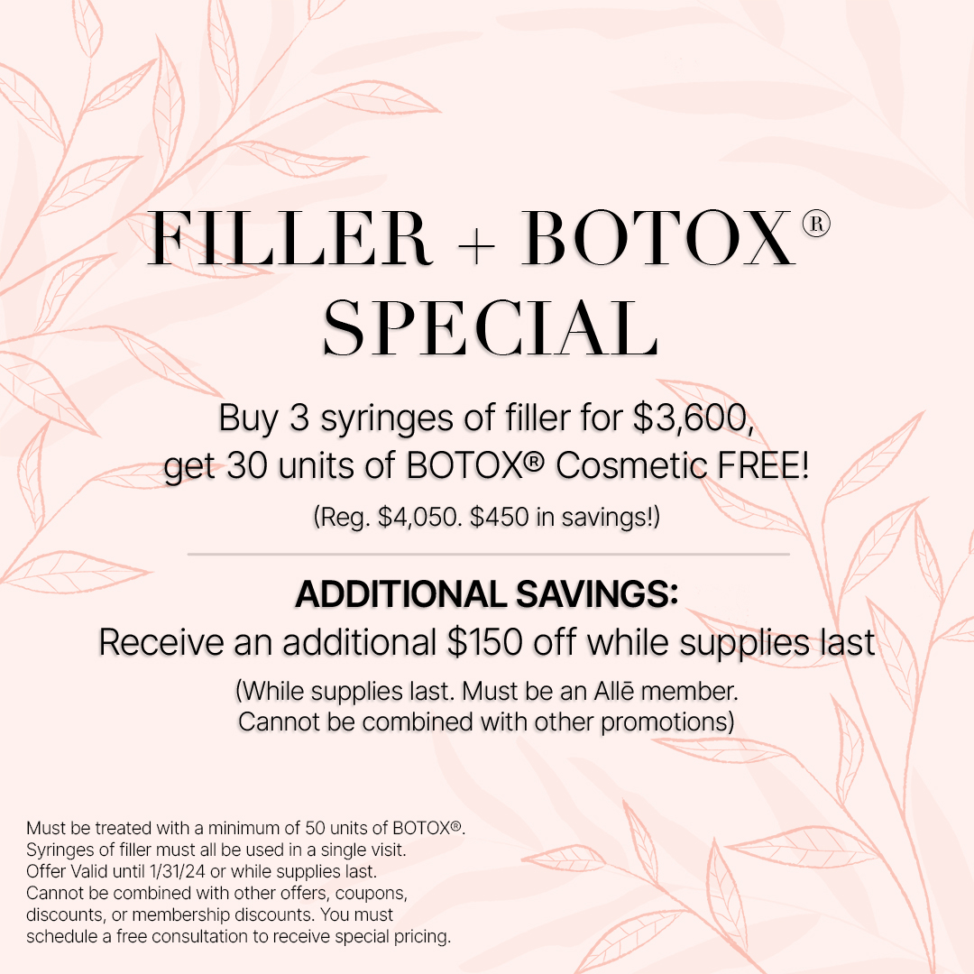 Specials: Botox, Fillers, CoolSculpting, Laser Treatments and more